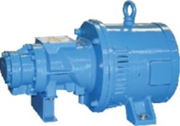 Permanent magnet motor coupled to the screw air end